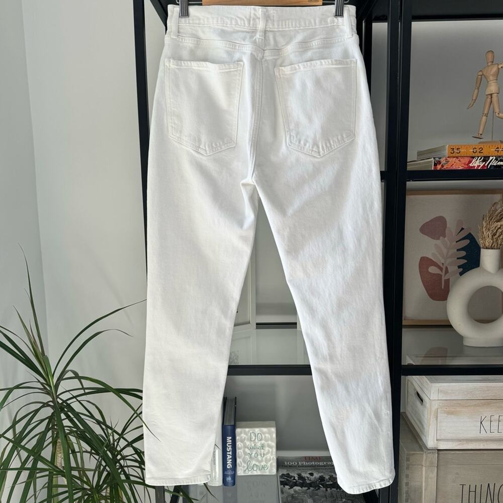 Agolde Nico White Ultra High Rise Slim Fit Button Fly Jeans Women’s Size 29 - Picture 5 of 13